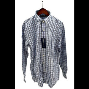 MagnaReady Women's Adaptive Long Sleeve Dress Shirt BlueFog